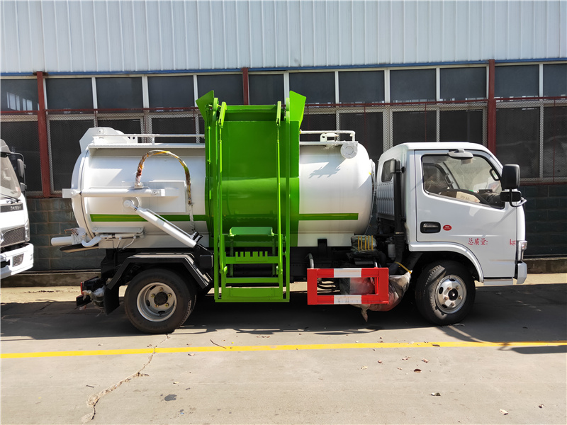 東風(fēng)4方5方餐廚垃圾車(chē)(圓罐)