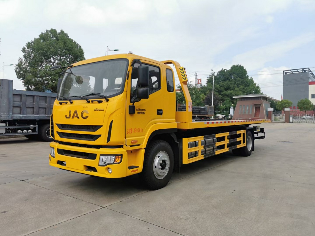 江淮國六一拖二大黃牌清障車